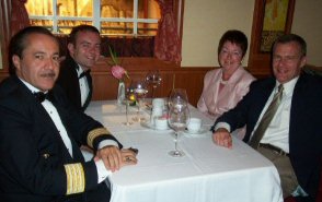 Garrod Family & Mr. James Deering aboard Norwegian Star